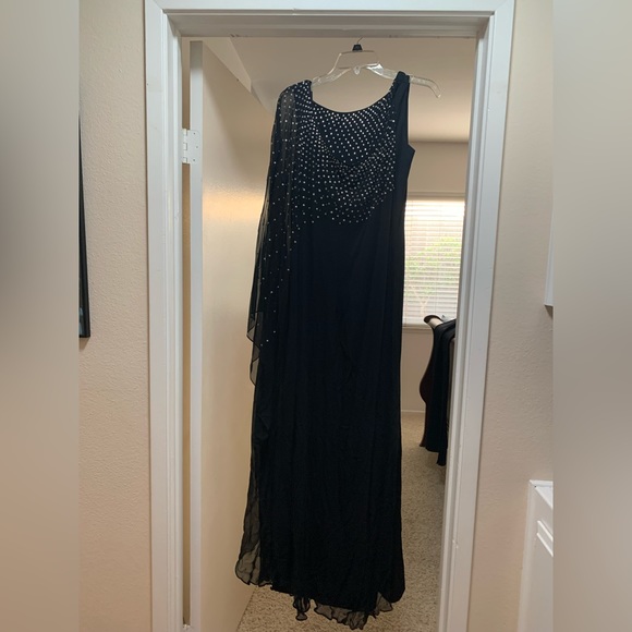 Vintage Mr Blackwell sequined gown